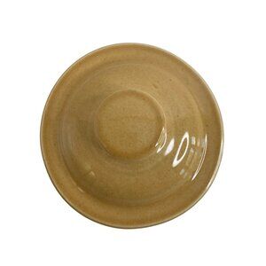 Pfaltzgraff American Folk Replacement Lid 5" Yellow Tan Speckled Ceramic Quilt M